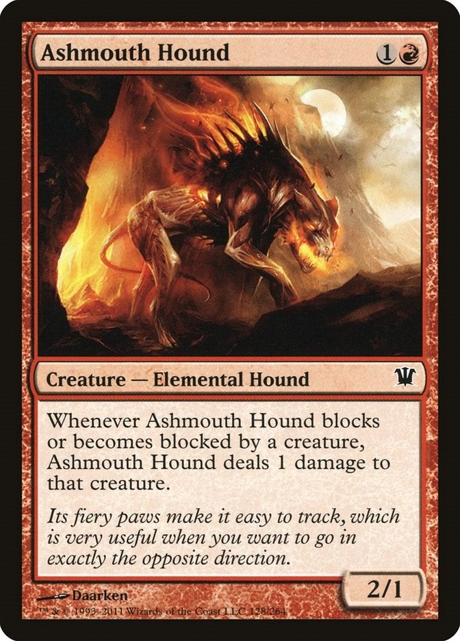 Ashmouth Hound (128) (Innistrad)