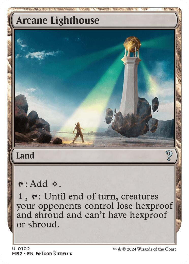 Arcane Lighthouse (White Border) (102) (Mystery Booster 2)