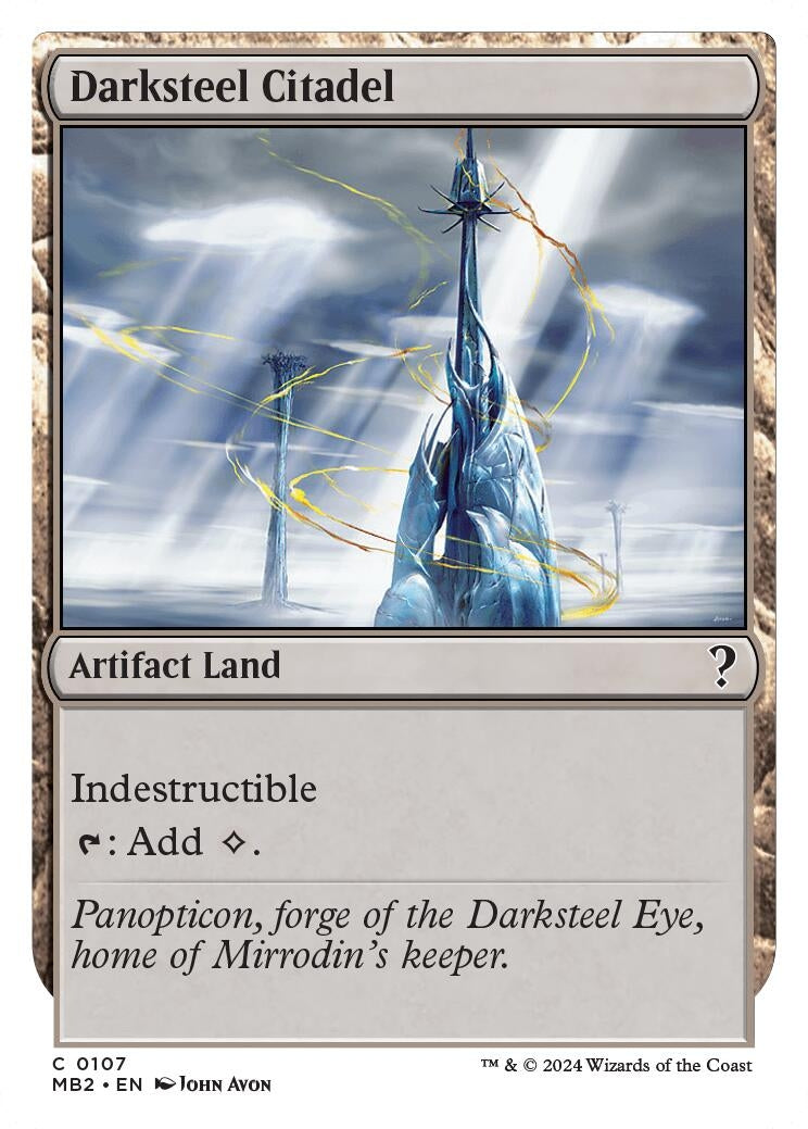 Darksteel Citadel (White Border) (107) (Mystery Booster 2)