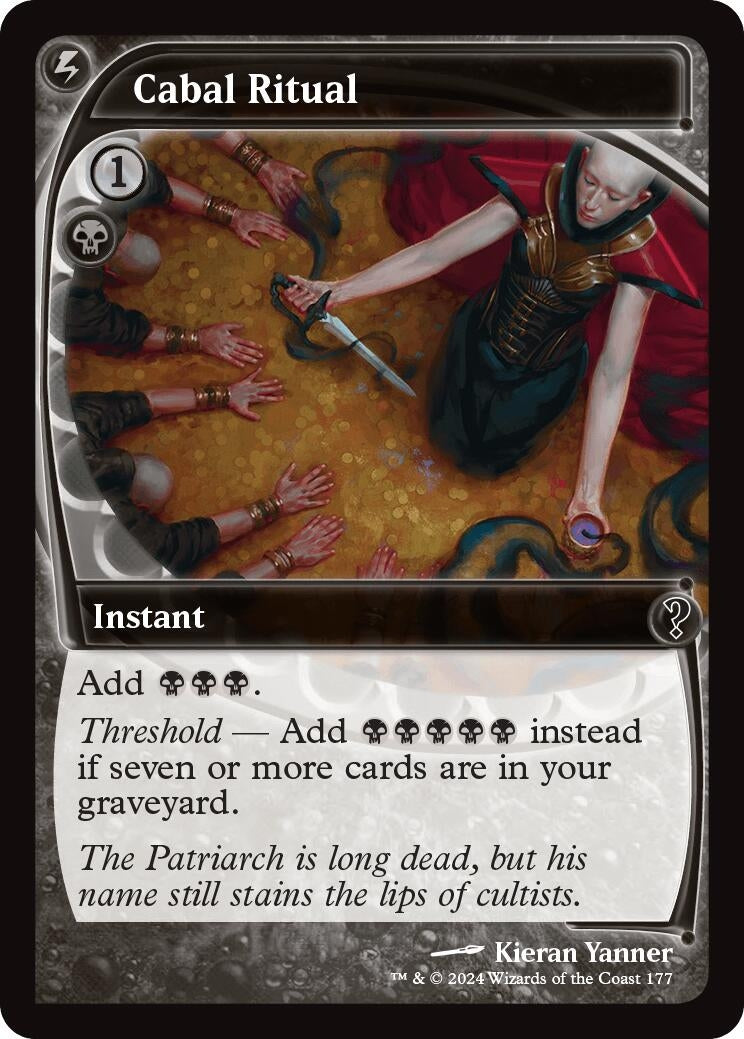 Cabal Ritual (Future Sight) (177) (Mystery Booster 2)