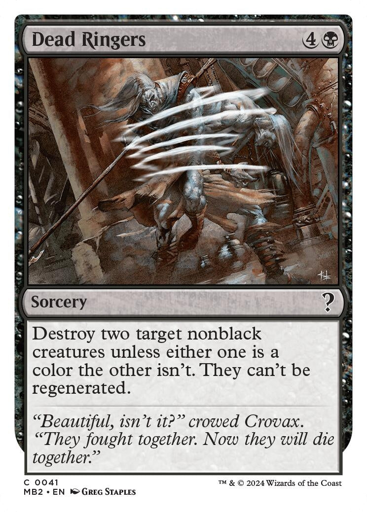 Dead Ringers (White Border) (41) (Mystery Booster 2)