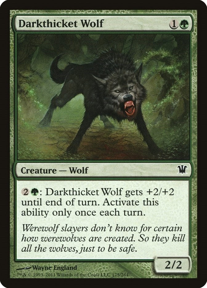 Darkthicket Wolf (175) (Innistrad)