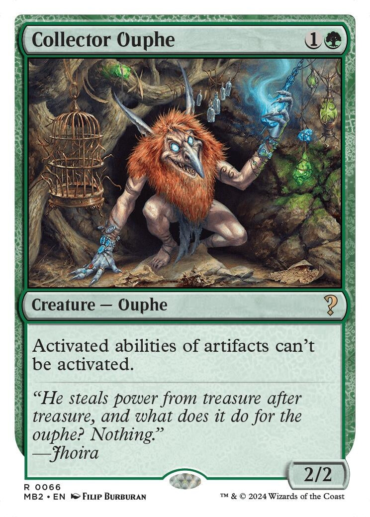 Collector Ouphe (White Border) (66) (Mystery Booster 2)