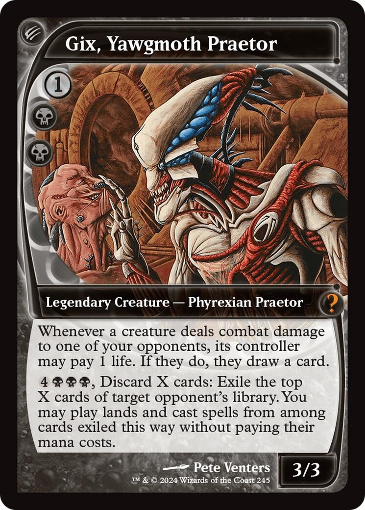 Gix, Yawgmoth Praetor (Future Sight) (245) (Mystery Booster 2)