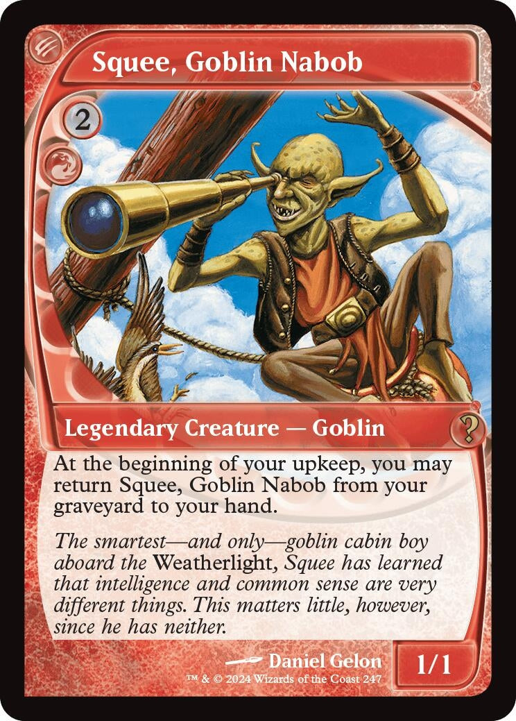 Squee, Goblin Nabob (Future Sight) (247) (Mystery Booster 2)