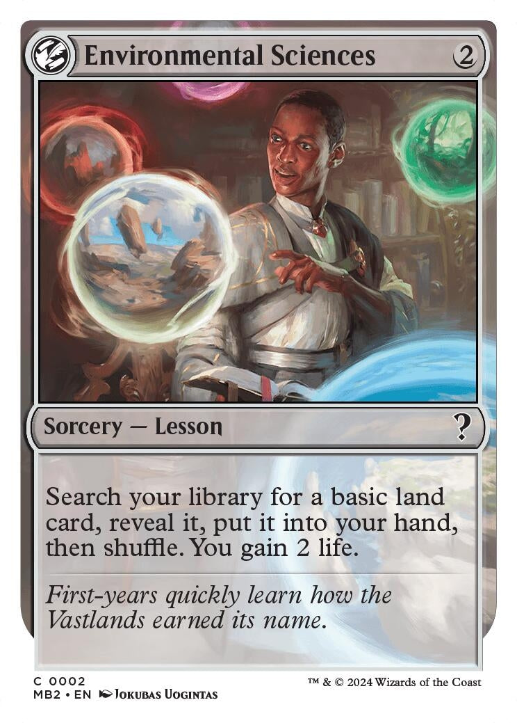 Environmental Sciences (White Border) (2) (Mystery Booster 2)