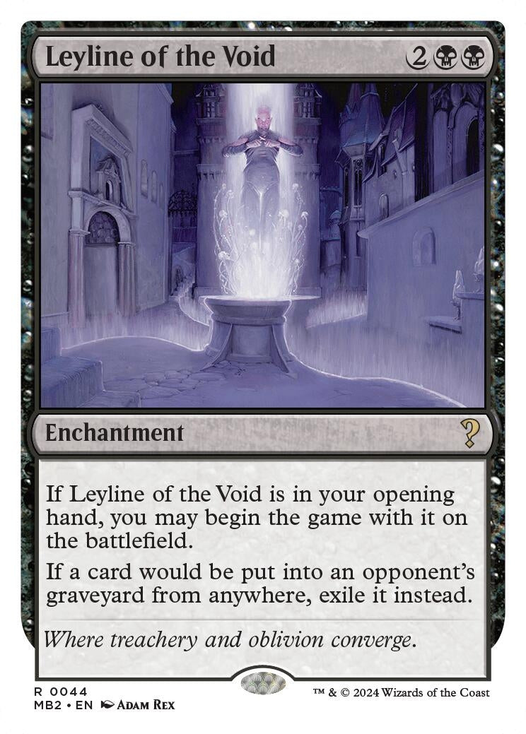 Leyline of the Void (White Border) (44) (Mystery Booster 2)