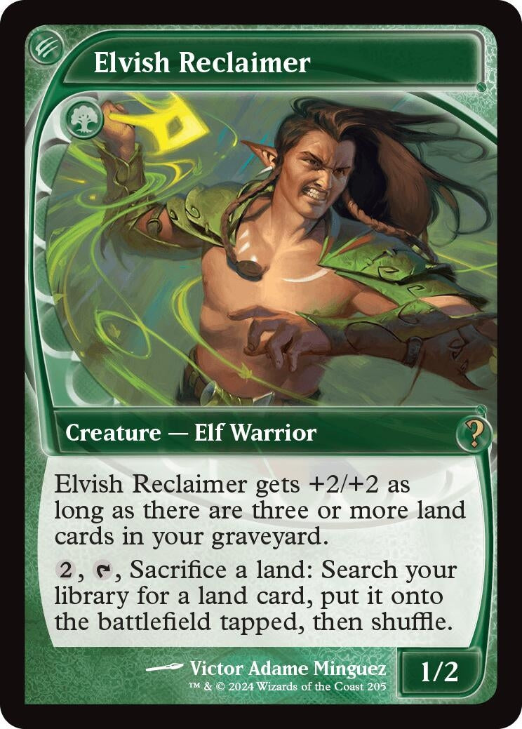 Elvish Reclaimer (Future Sight) (205) (Mystery Booster 2)