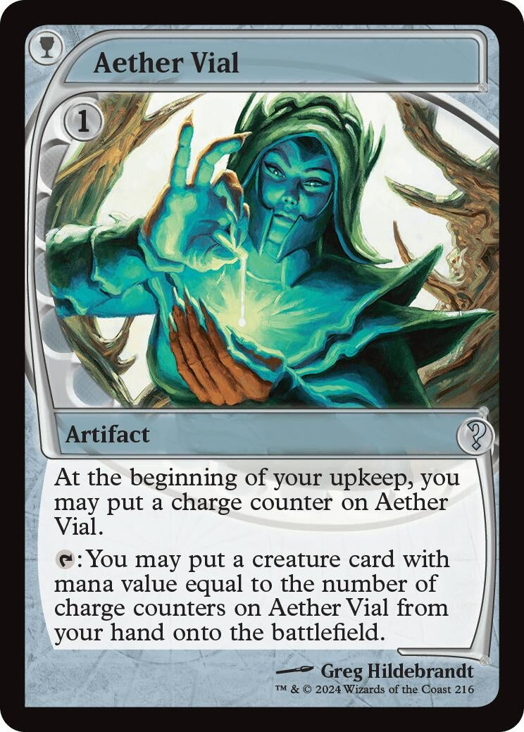Aether Vial (Future Sight) (216) (Mystery Booster 2)