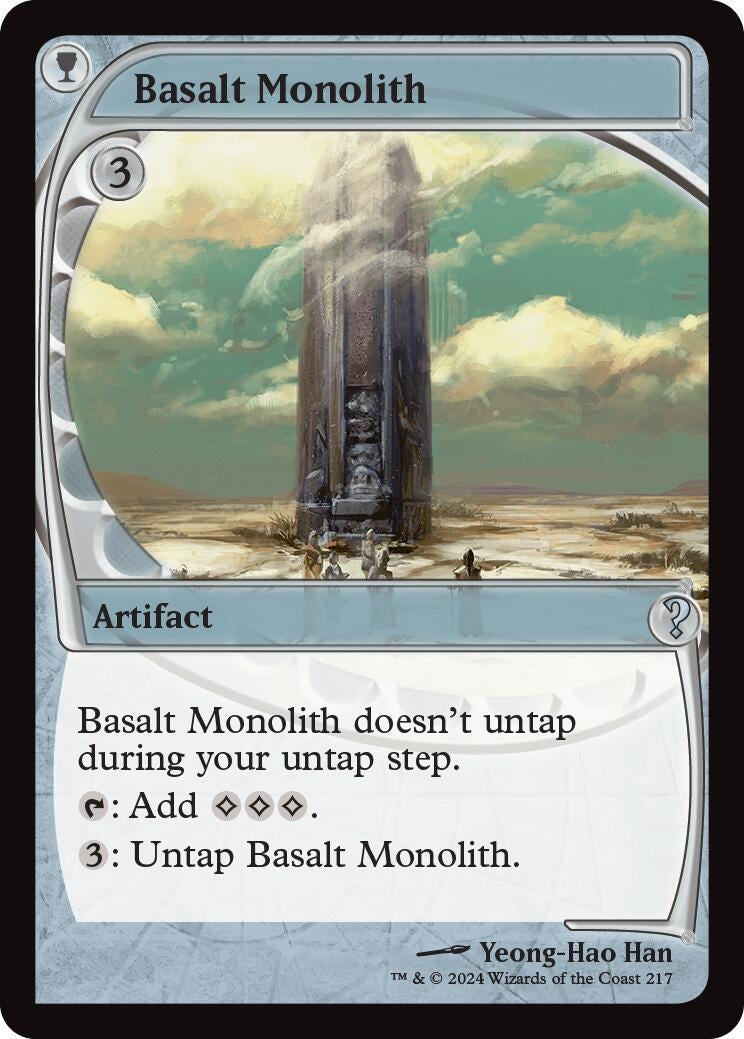 Basalt Monolith (Future Sight) (217) (Mystery Booster 2)