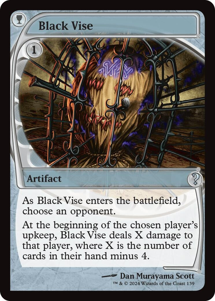 Black Vise (Future Sight) (139) (Mystery Booster 2)