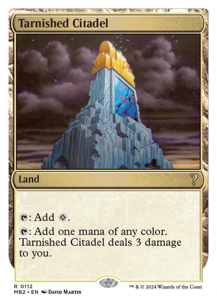 Tarnished Citadel (White Border) (112) (Mystery Booster 2)