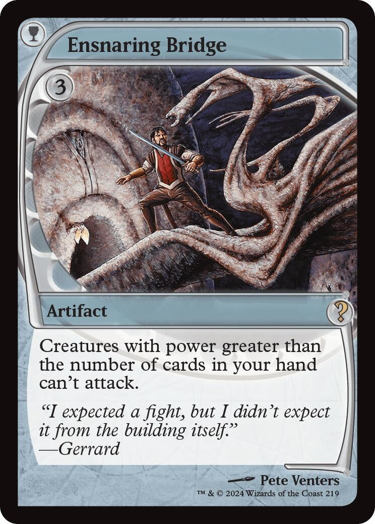 Ensnaring Bridge (Future Sight) (219) (Mystery Booster 2)