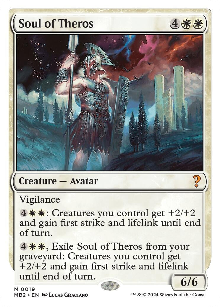Soul of Theros (White Border) (19) (Mystery Booster 2)