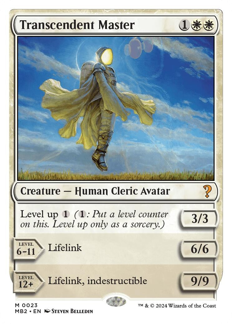 Transcendent Master (White Border) (23) (Mystery Booster 2)