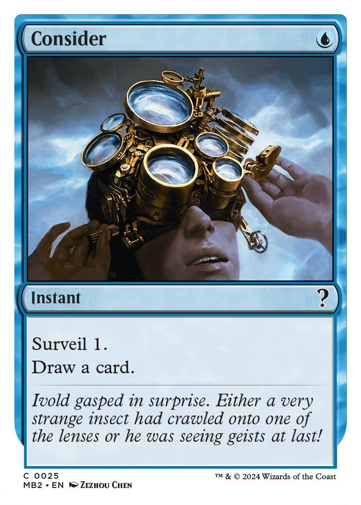 Consider (White Border) (25) (Mystery Booster 2)