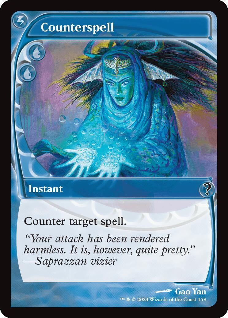 Counterspell (Future Sight) (158) (Mystery Booster 2)