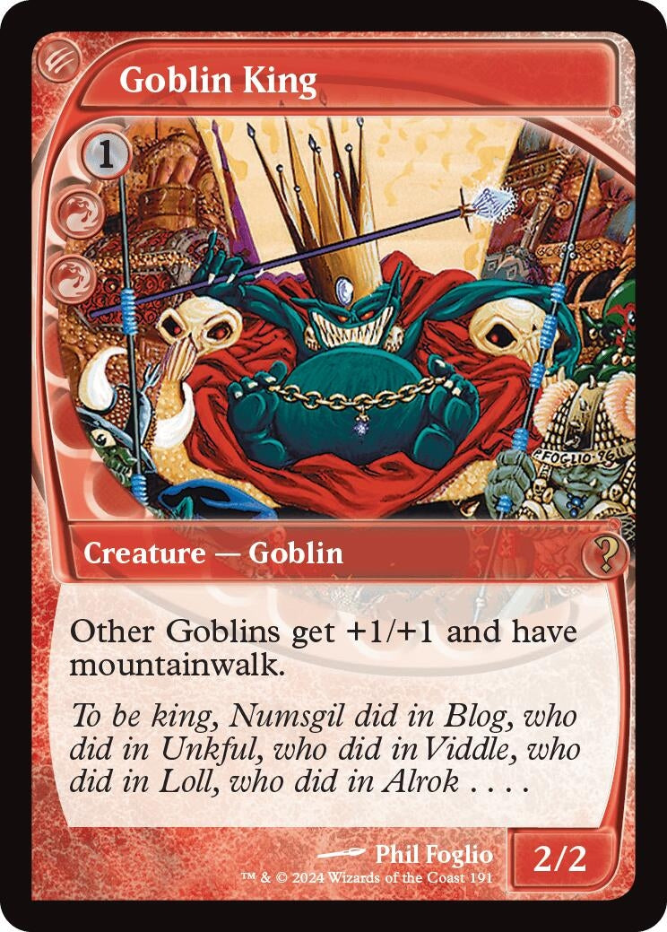 Goblin King (Future Sight) (191) (Mystery Booster 2)