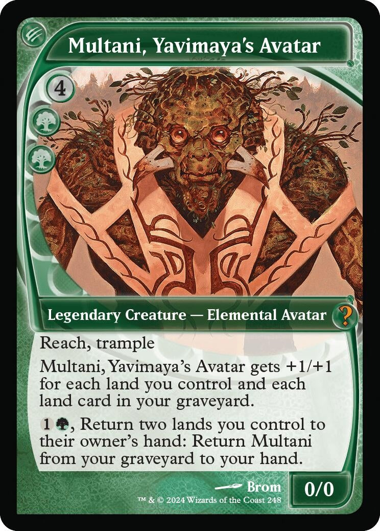Multani, Yavimaya's Avatar (Future Sight) (248) (Mystery Booster 2)