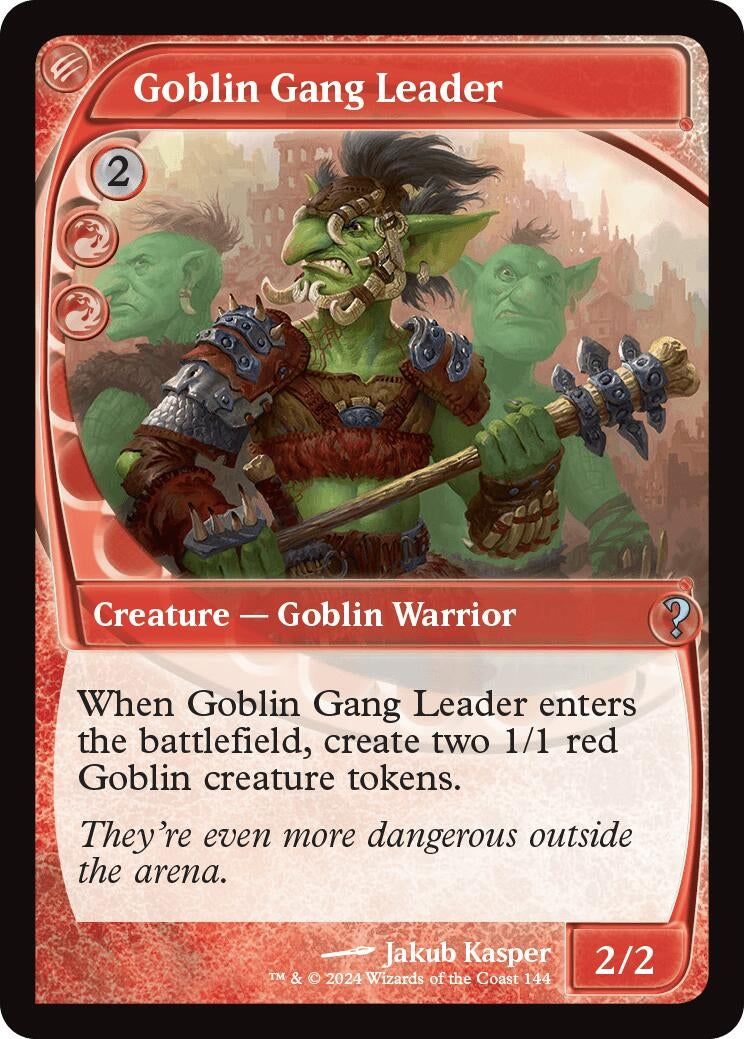 Goblin Gang Leader (Future Sight) (144) (Mystery Booster 2)