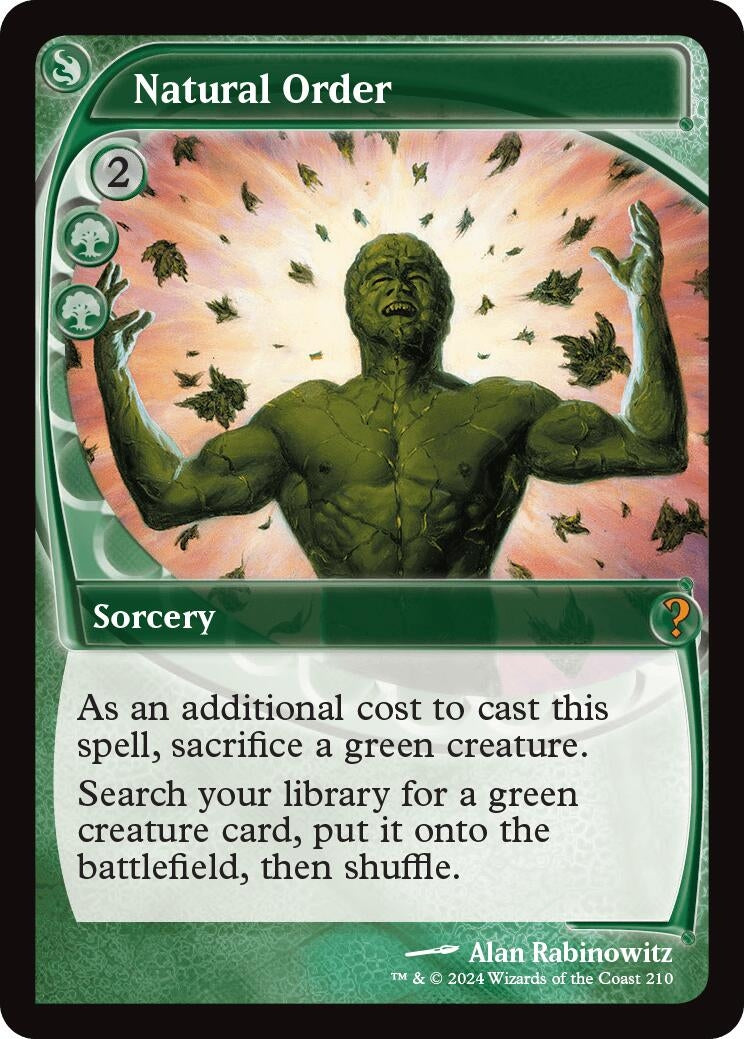 Natural Order (Future Sight) (210) (Mystery Booster 2)