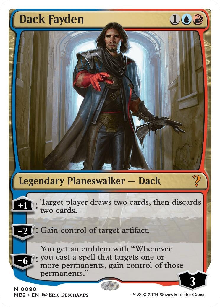 Dack Fayden (White Border) (80) (Mystery Booster 2)