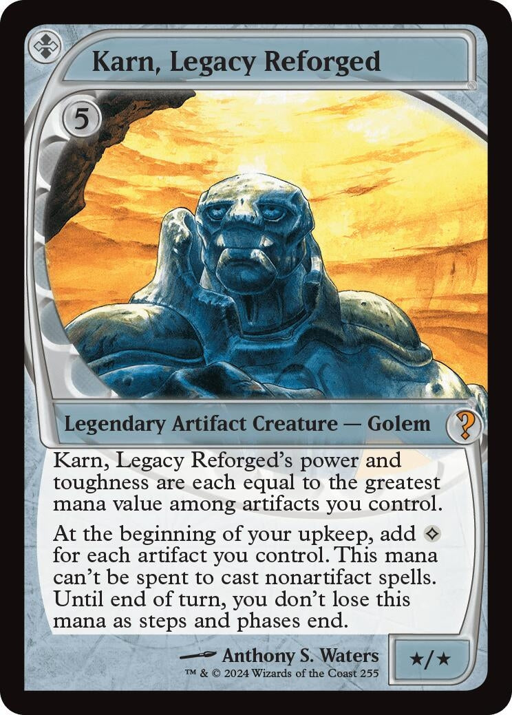 Karn, Legacy Reforged (Future Sight) (255) (Mystery Booster 2)