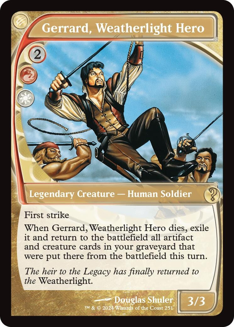 Gerrard, Weatherlight Hero (Future Sight) (251) (Mystery Booster 2)