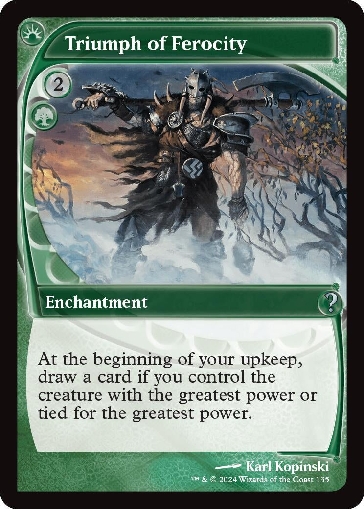 Triumph of Ferocity (Future Sight) (135) (Mystery Booster 2)