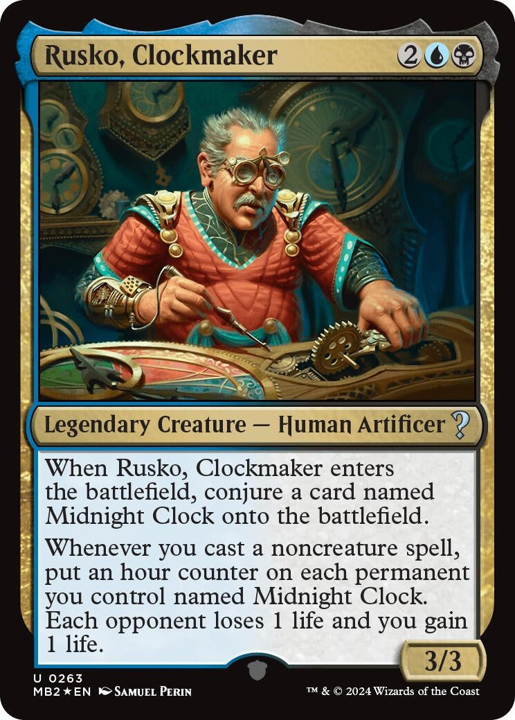 Rusko, Clockmaker (263) (Mystery Booster 2)