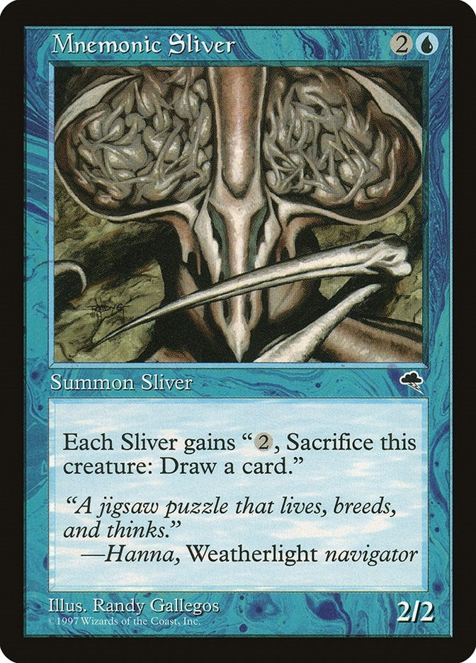 Mnemonic Sliver (77) (Tempest)