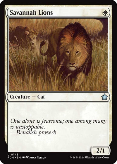 Savannah Lions (146) (Foundations) (FDN)