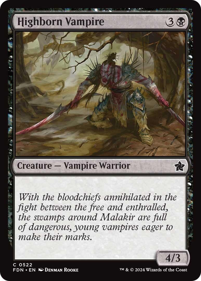 Highborn Vampire (522) (Foundations) (FDN)