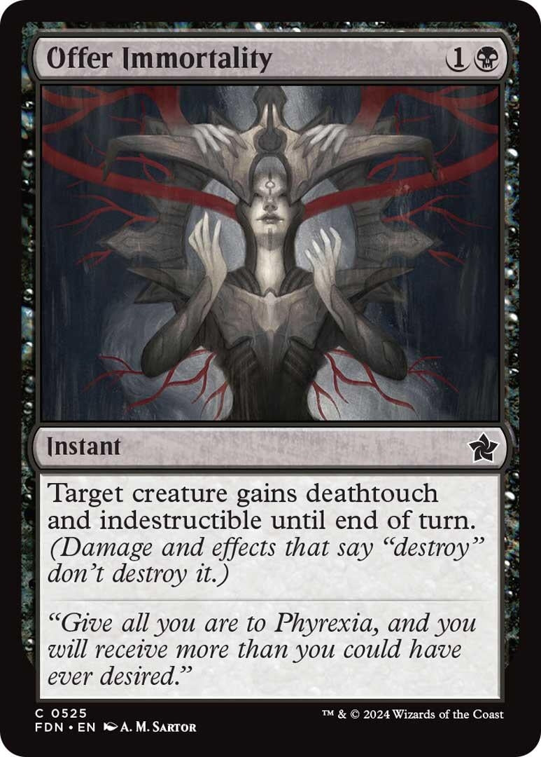 Offer Immortality (525) (Foundations) (FDN)