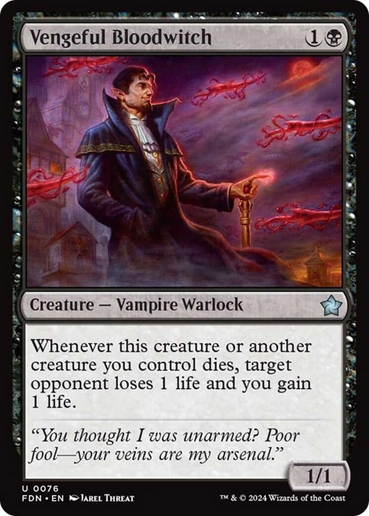 Vengeful Bloodwitch (76) (Foundations) (FDN)