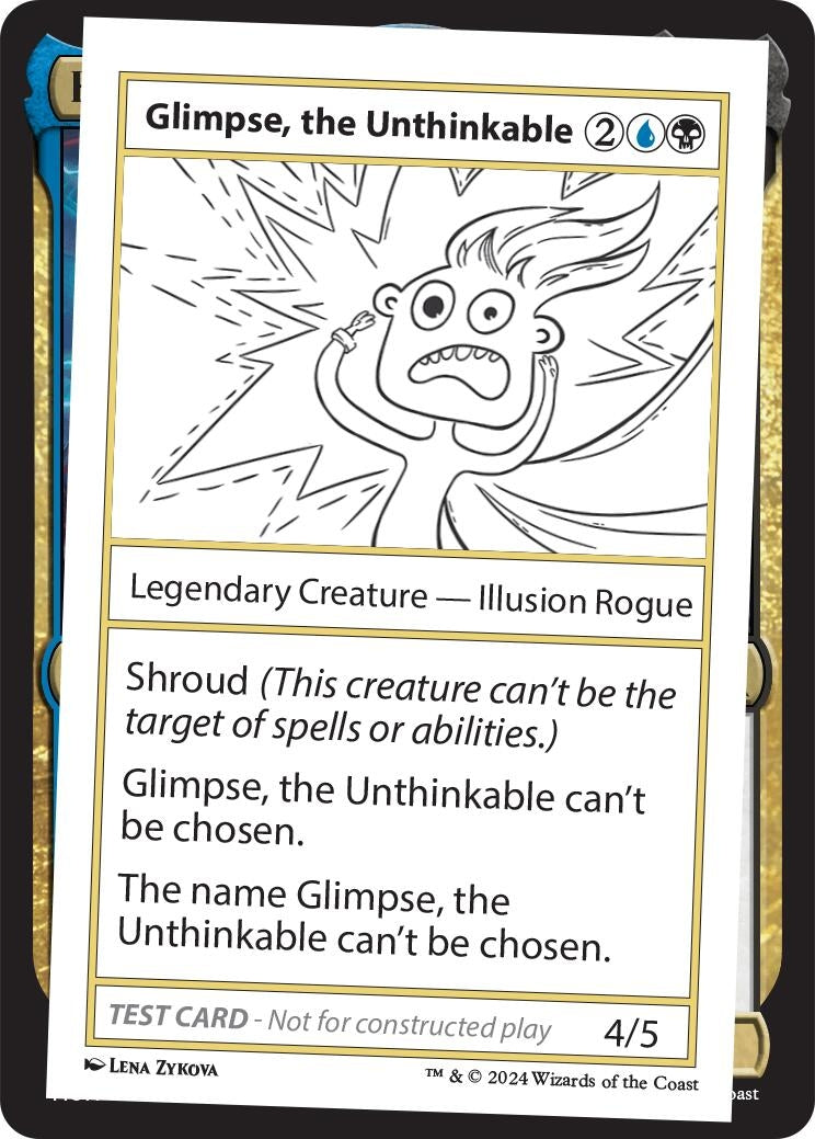 Glimpse, the Unthinkable (Mystery Booster 2 Playtest Cards)