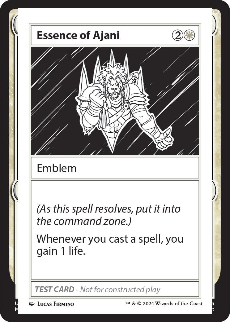 Essence of Ajani (Mystery Booster 2 Playtest Cards)