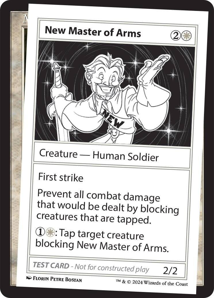 New Master of Arms (Mystery Booster 2 Playtest Cards)