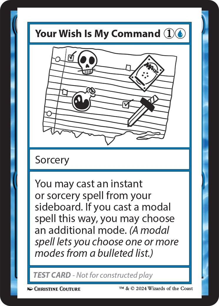 Your Wish Is My Command (Mystery Booster 2 Playtest Cards)