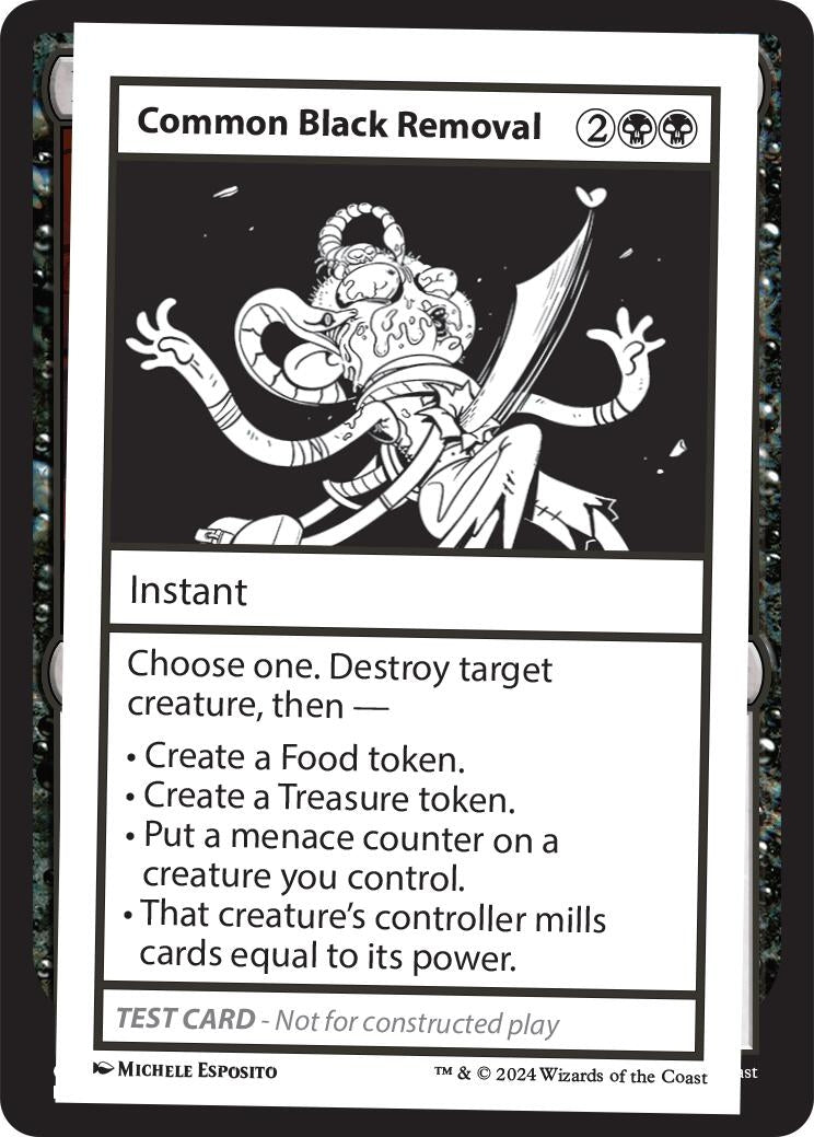 Common Black Removal (Mystery Booster 2 Playtest Cards)