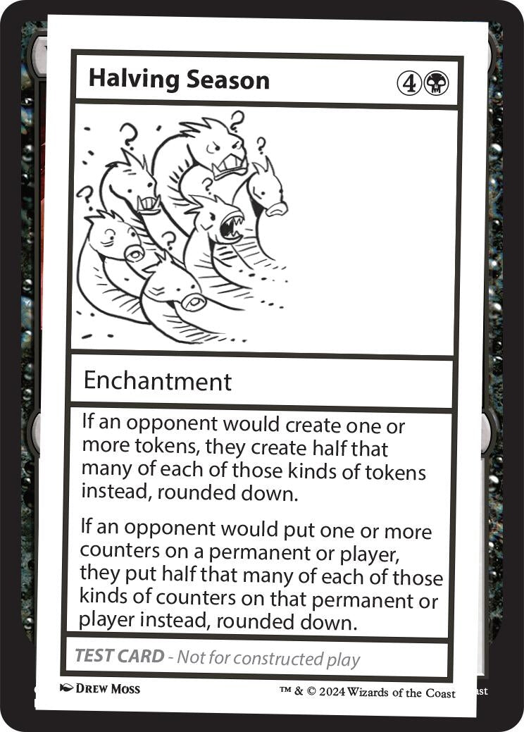 Halving Season (Mystery Booster 2 Playtest Cards)