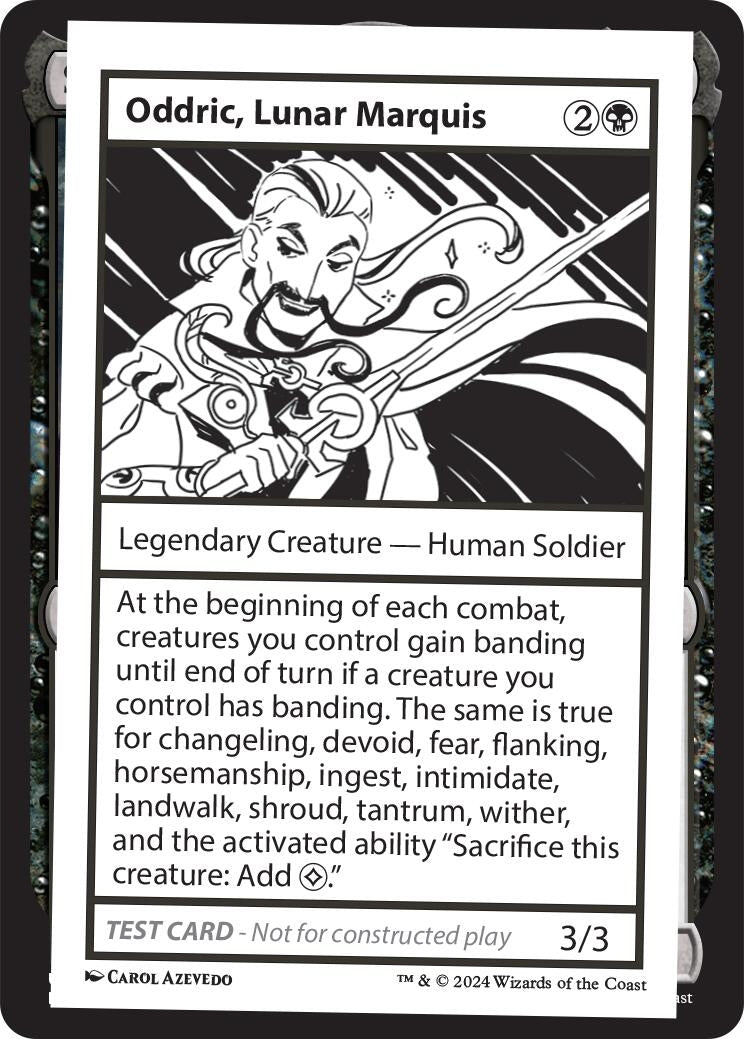Oddric, Lunar Marquis (Mystery Booster 2 Playtest Cards)