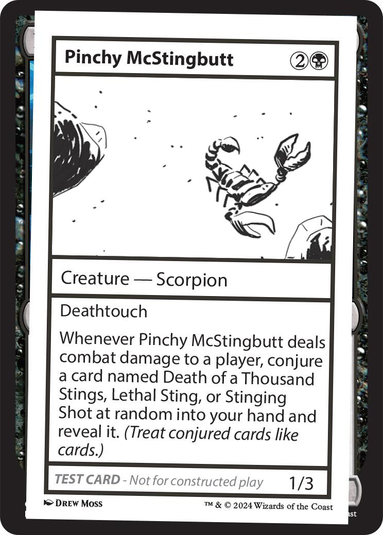 Pinchy McStingbutt (Mystery Booster 2 Playtest Cards)