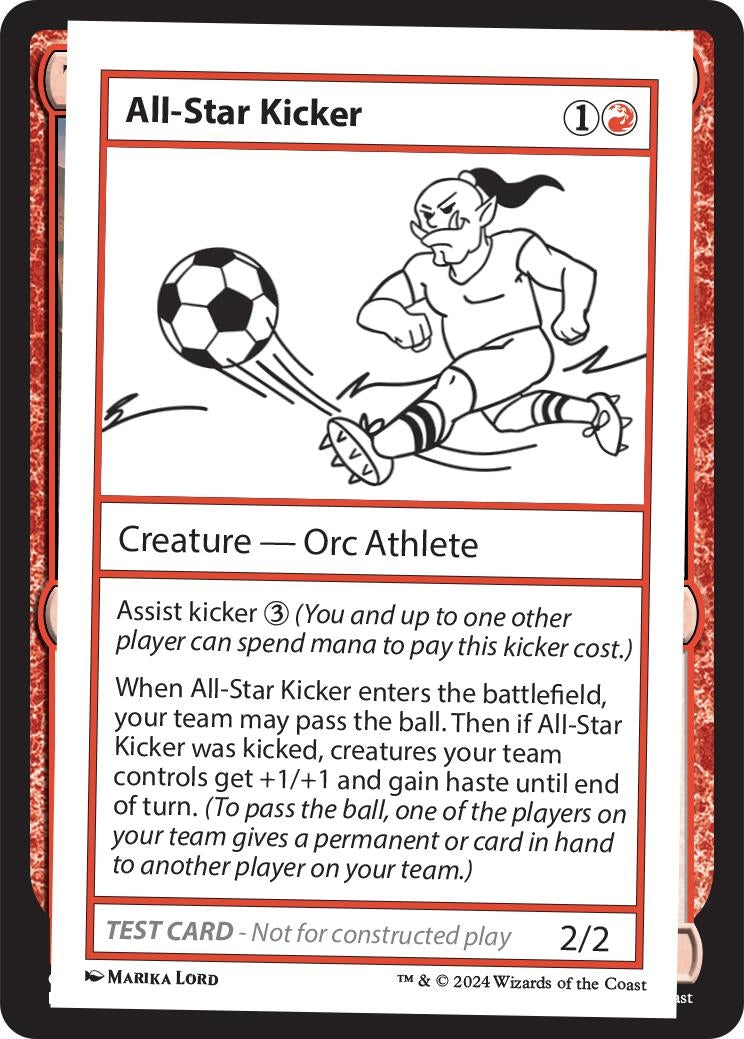 All-Star Kicker (Mystery Booster 2 Playtest Cards)