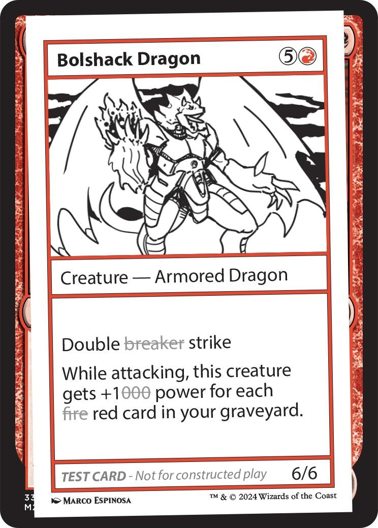 Bolshack Dragon (Mystery Booster 2 Playtest Cards)