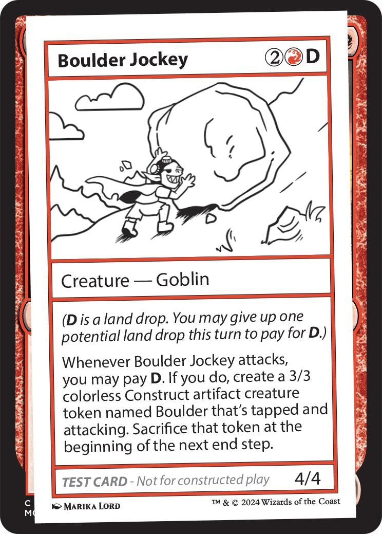 Boulder Jockey (Mystery Booster 2 Playtest Cards)