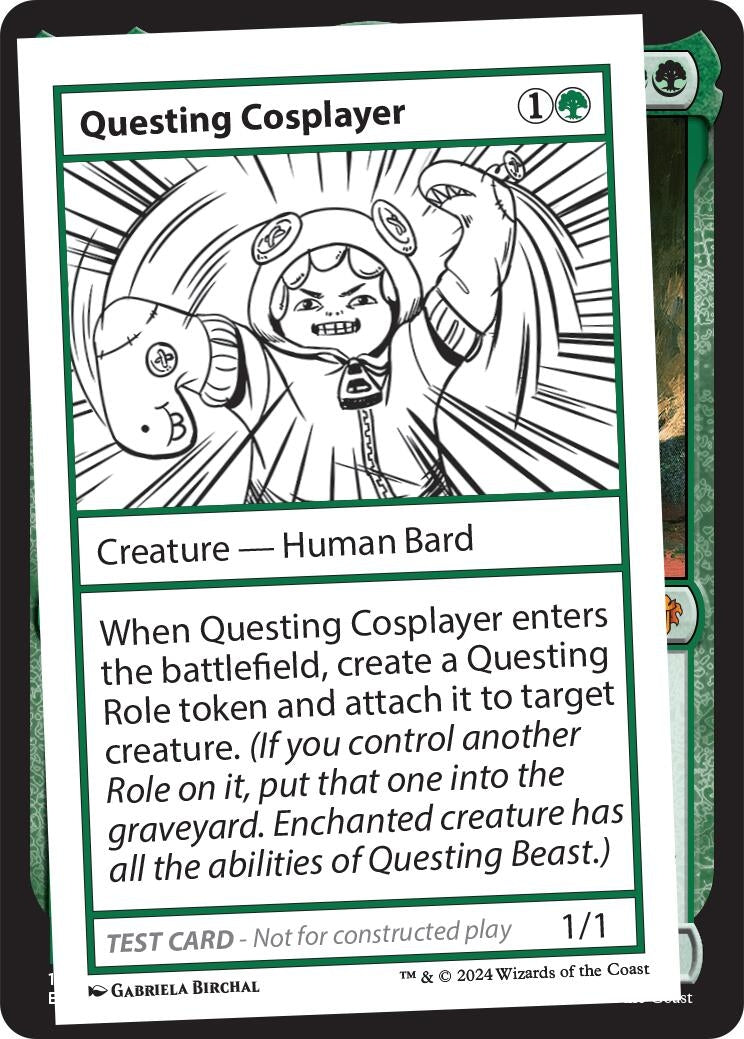 Questing Cosplayer (Mystery Booster 2 Playtest Cards)