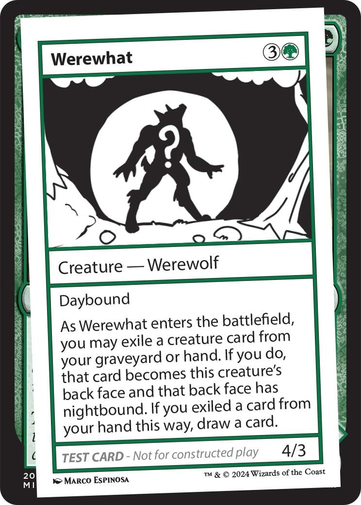 Werewhat (Mystery Booster 2 Playtest Cards)
