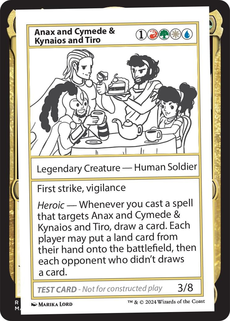 Anax and Cymede & Kynaios and Tiro (Mystery Booster 2 Playtest Cards)
