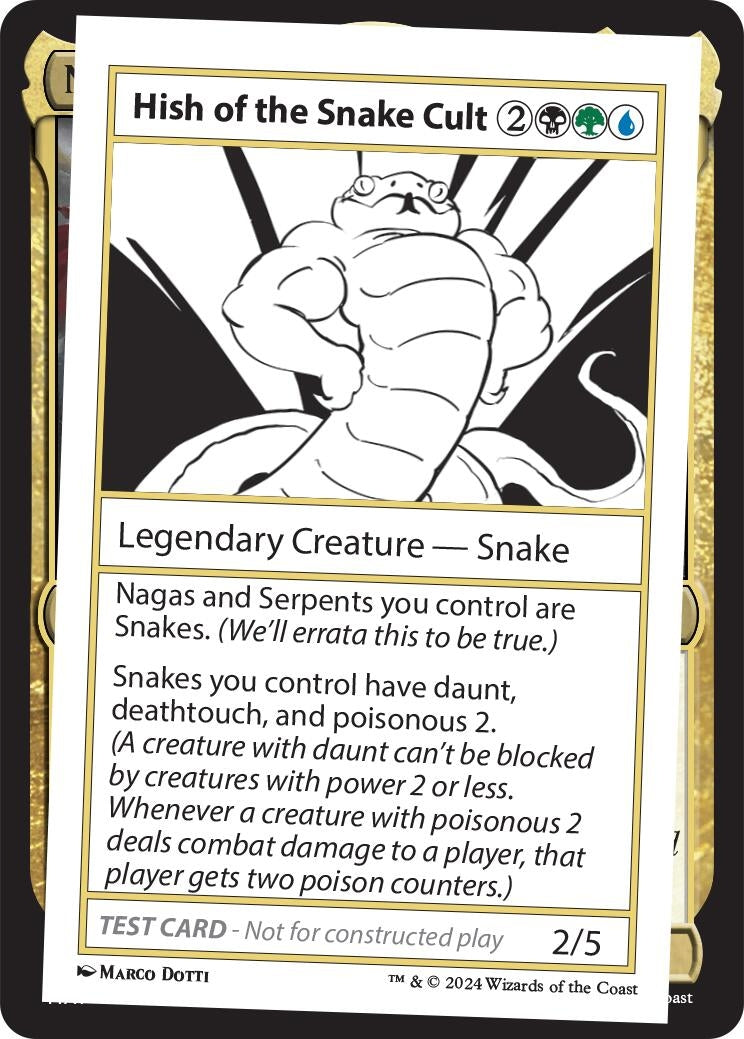Hish of the Snake Cult (Mystery Booster 2 Playtest Cards)